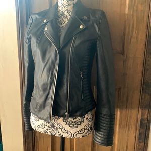 Black Leather Jacket from H&M